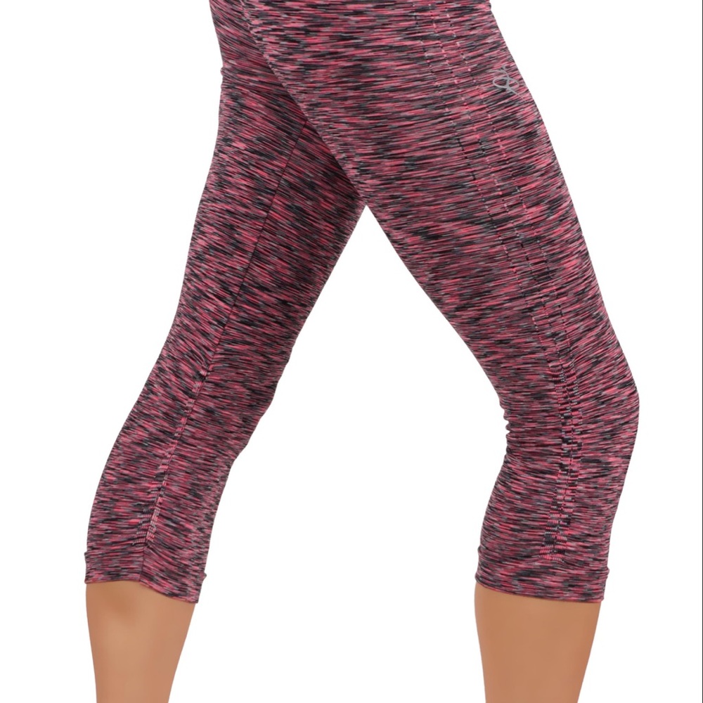 Multi-Color Seamless Capri Wide Elastic Band Leggings